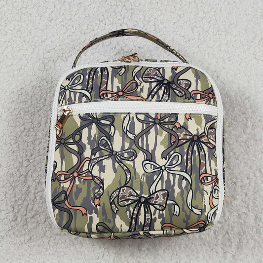 BA0393 Bows Camouflage Army Green Lunch Bag 202604 RTS