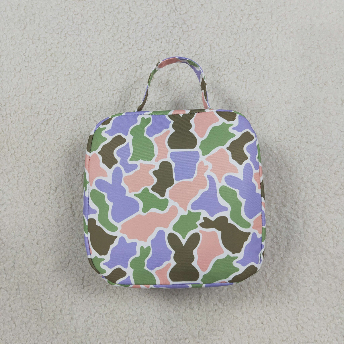 BA0463 Easter Bunny Camo Lunch Box Bag