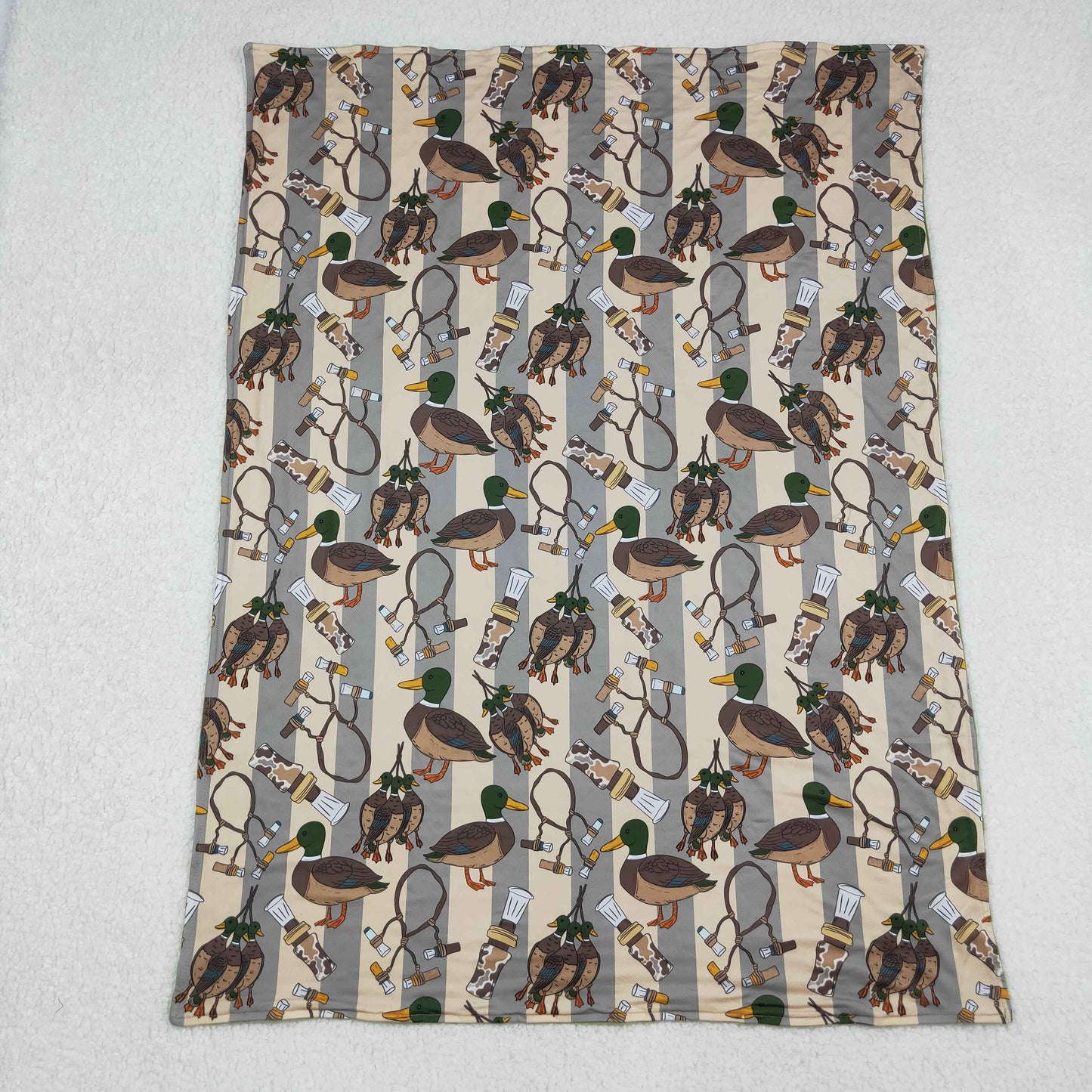 BL0211 Duck Hunting Camo Army Green Baby Blankets 29-43 inches 202509 RTS