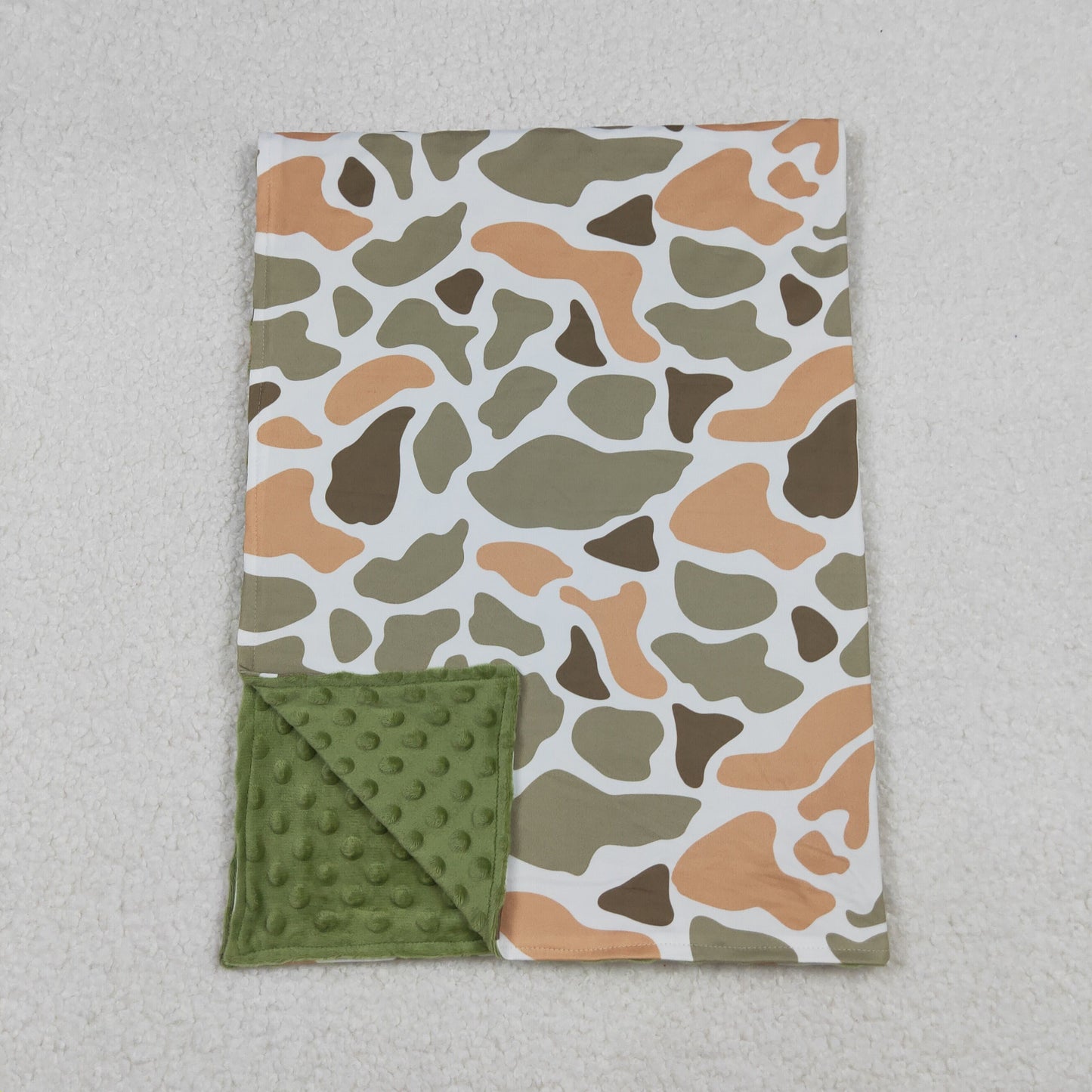 BL0223 Yellow Green Camouflage Baby Blankets 29-43 inches 202509 RTS