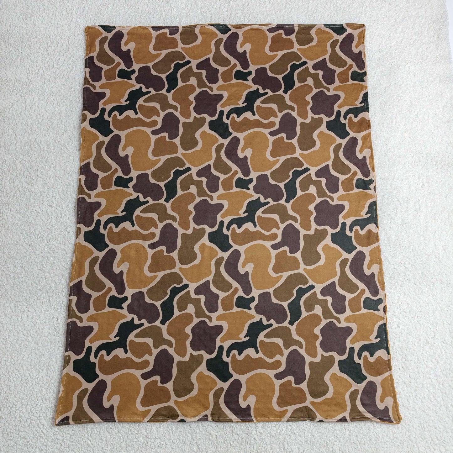 BL0231 Camouflage Brown Baby Blanket 29-43 inches 202606 RTS