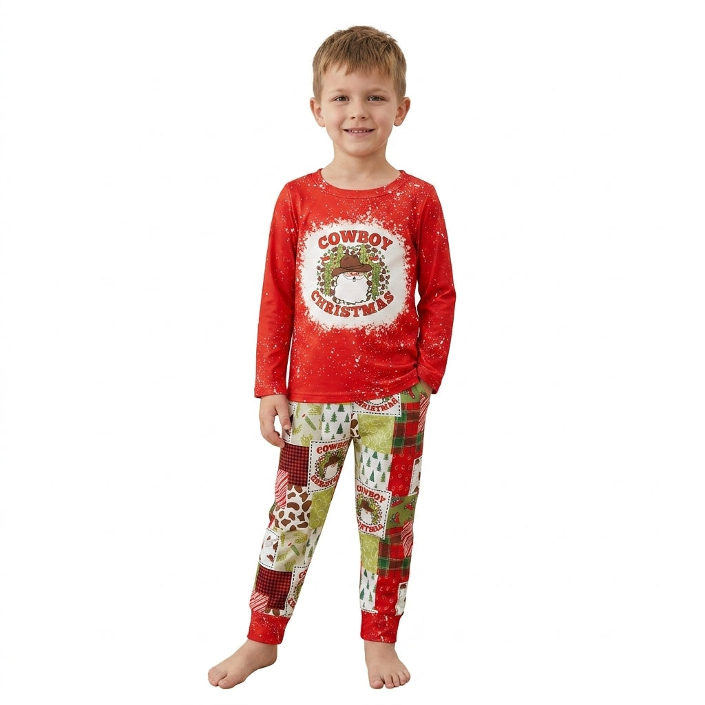 BLP0375 Christmas Cowboys Boys Jogger Set 202609 RTS