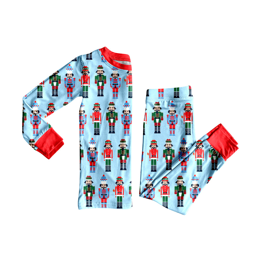 preorder BLP1241 Christmas Nutcracker Long-Sleeved Pants Boys Set 202508