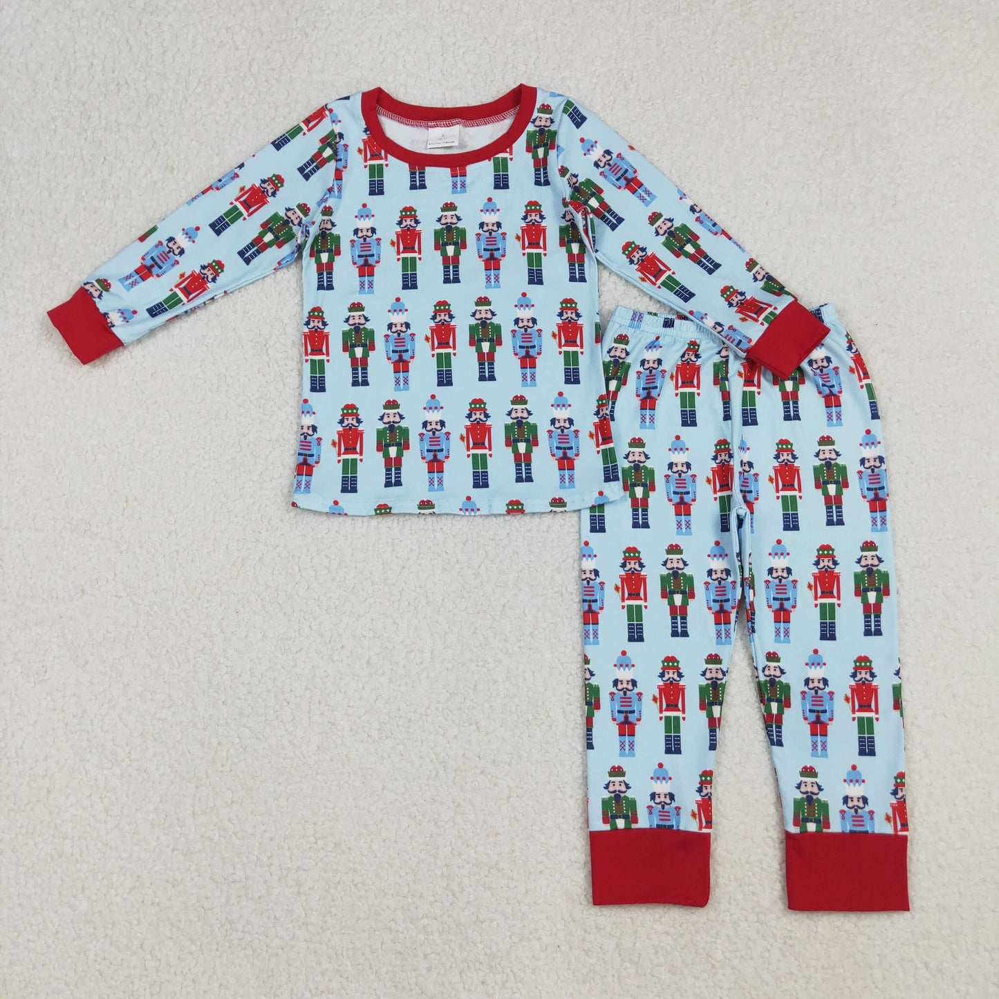 BLP1242 Christmas Nutcracker Long-Sleeved Pants Boys Set 202509 RTS