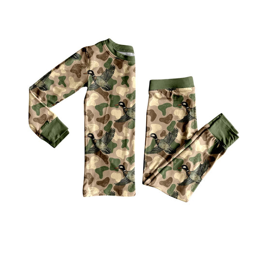 preorder BLP1249 Duck Hunting Green Long-Sleeved Pants Boys Set 202508