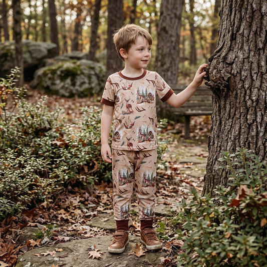 BSPO0494 Hunting Deer Elk Forest Boys Set 202609 RTS