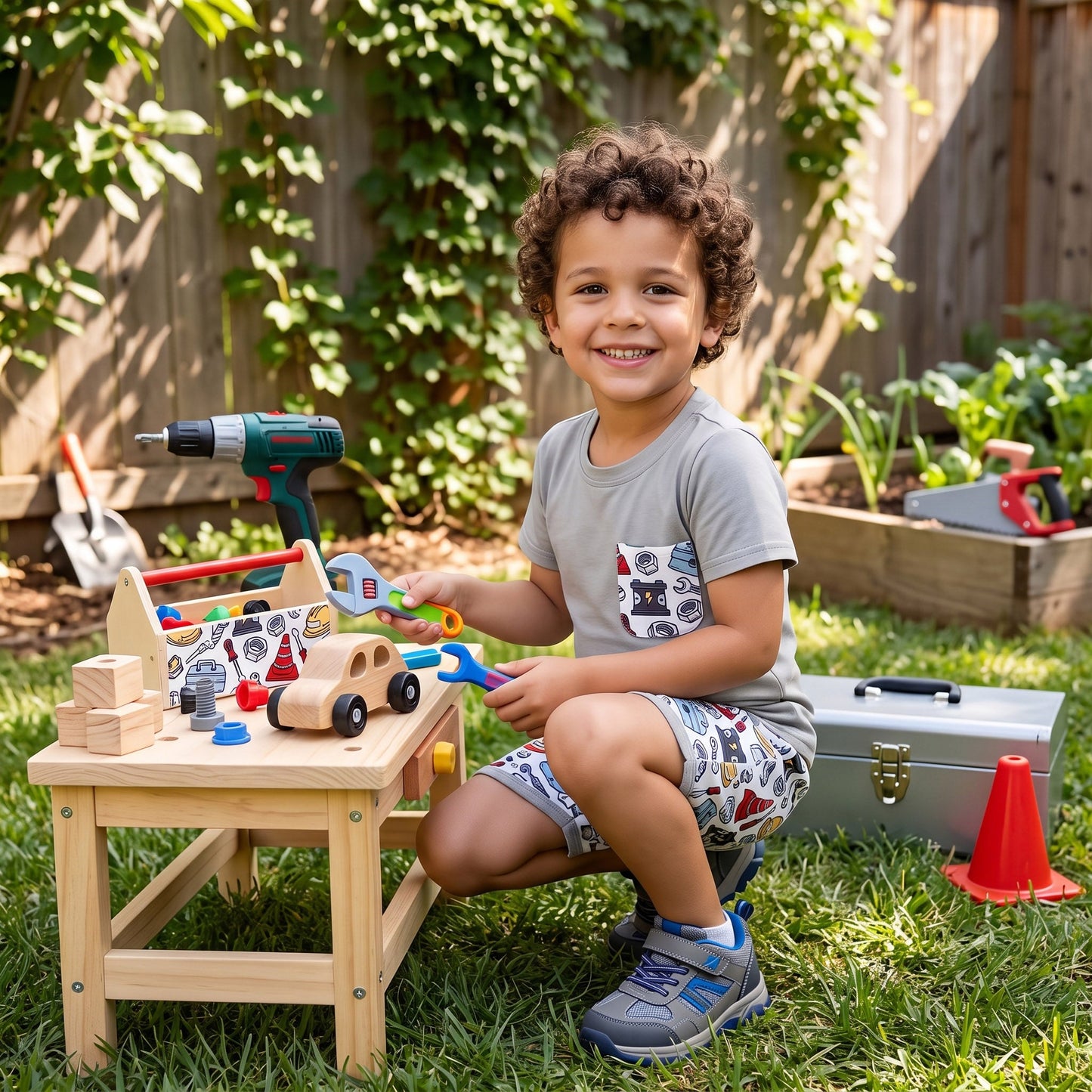 BSSO2005 Toolbox Boys Shorts Set
