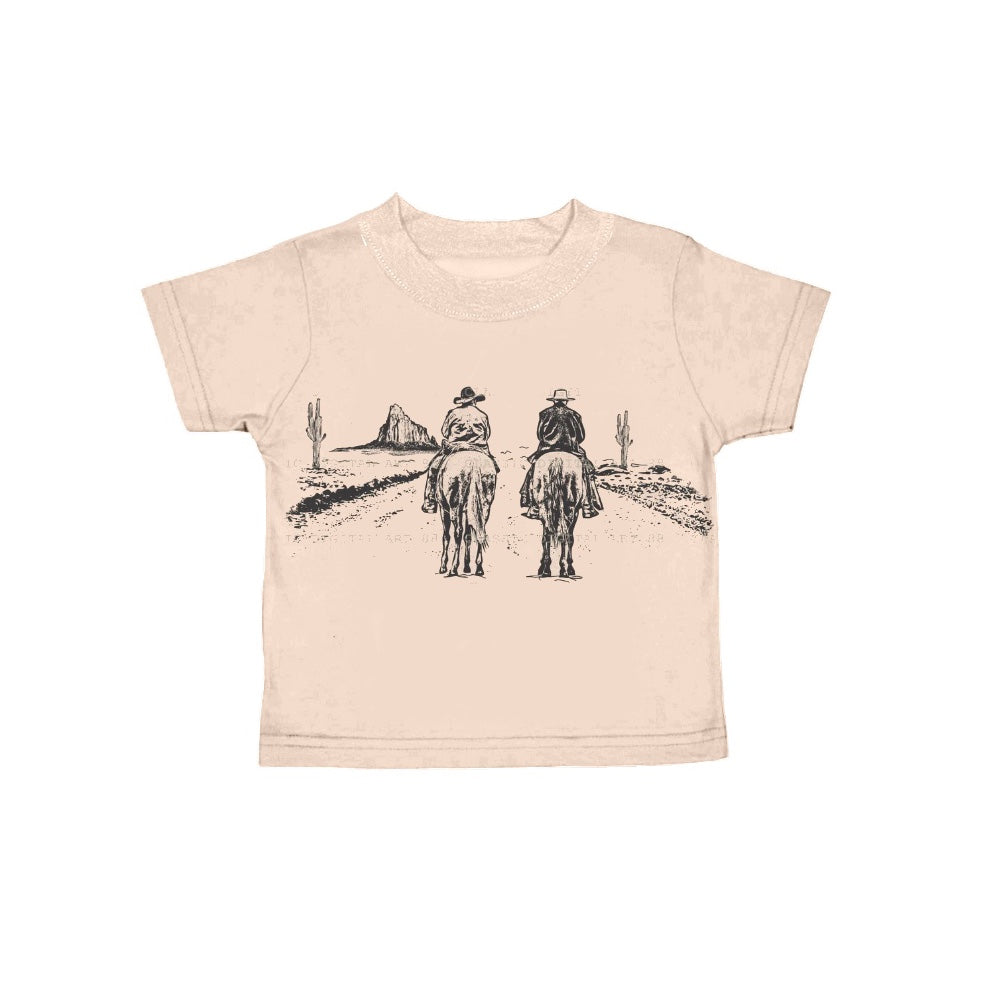 Preorder BT0554 Grey Cowboy Boys Short Sleeve Top T-shirts