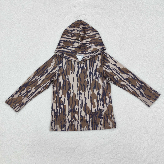 BT0920 Camouflage Army Green Hooded Long-Sleeved Boys Top RTS 202509