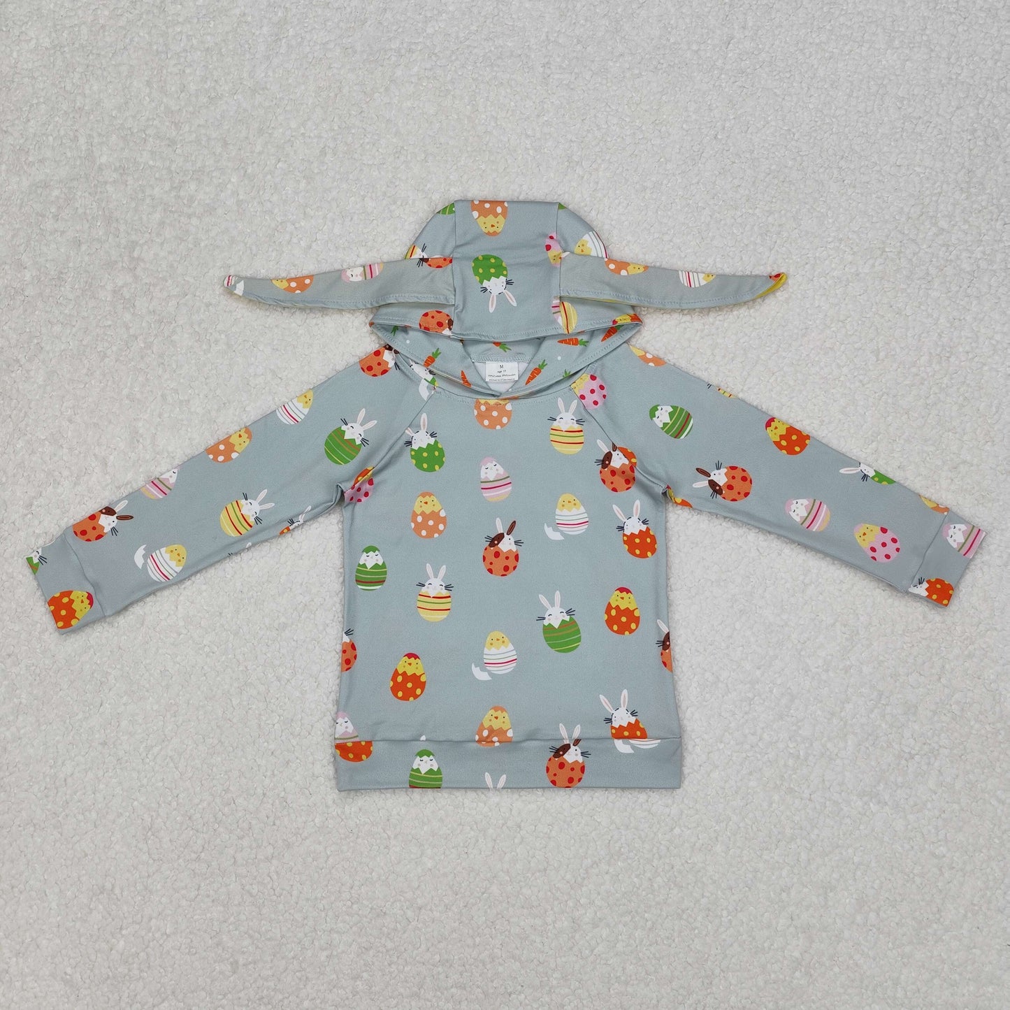 BT1136 Easter Bunny Egg Long Sleeve Top Shirts Boys Boutique clothes 202503 RTS