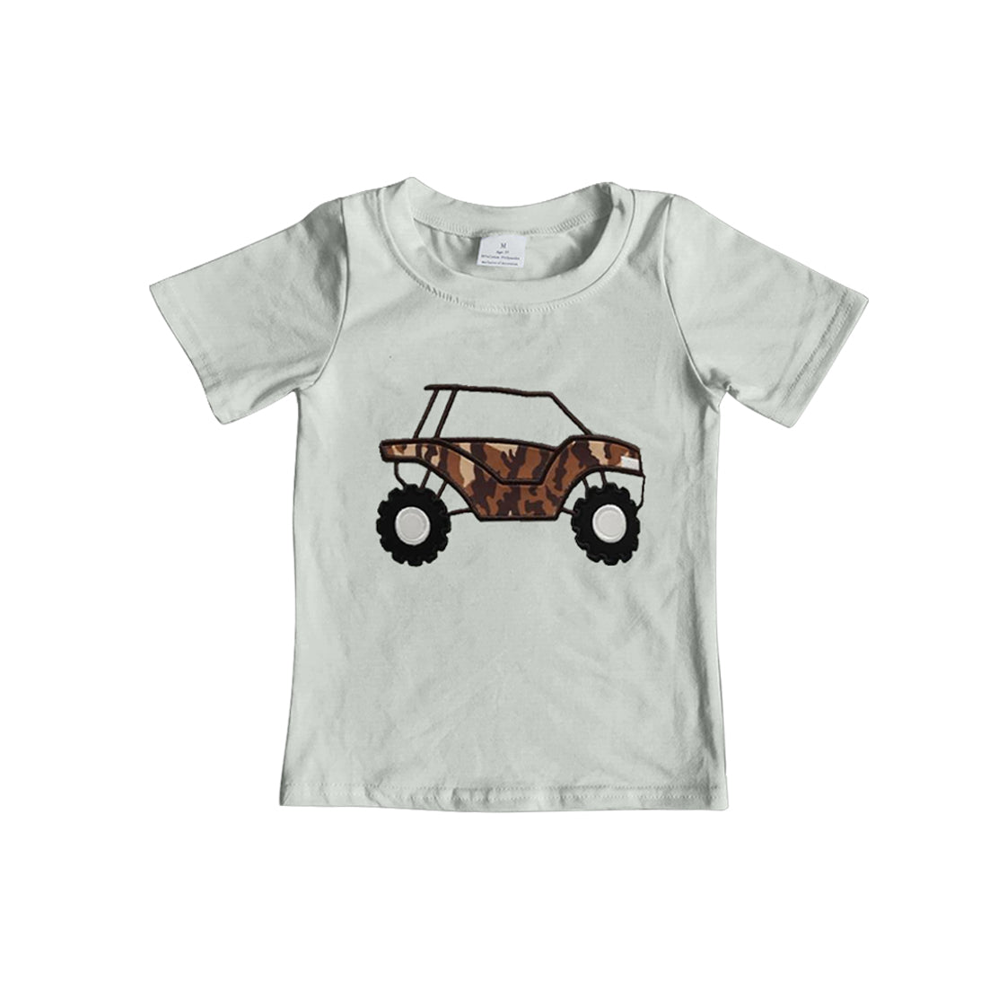 Preorder BT1178 Boys clothes Off-road cars short sleeve shirts Boutique Summer clothes 202502 RTS