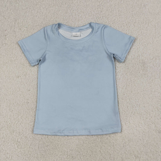 BT1251 Bombs Baseball Light Blue Short Sleeve Boys Top Shirts 202604 RTS