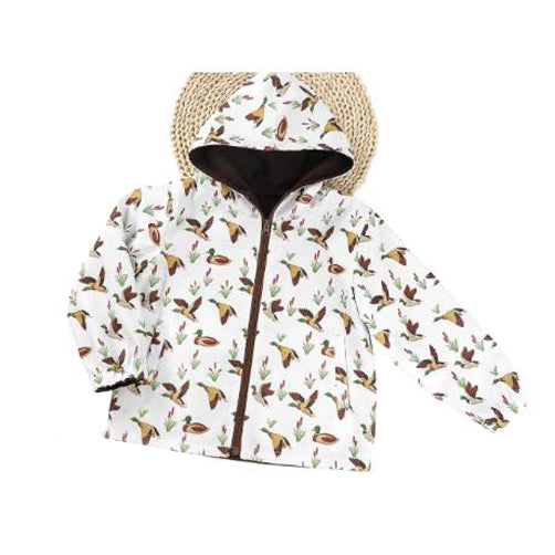 MOQ 8 preorder BT1369 Duck Hunting Zipper Hooded Long Sleeve Boys Top 202509