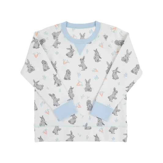 MOQ 8 preorder BT1371 Easter Bunny Long Sleeve Boys Top 202509