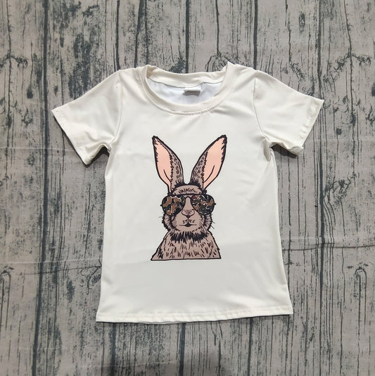 NO MOQ preorder BT1414 Easter Bunny Short Sleeve Boys Top 202511