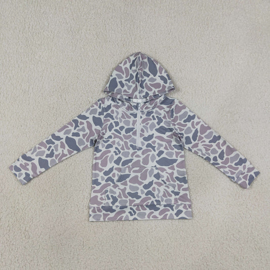 BT1849 Gray Blue Camo Hooded Long Sleeve Boys Top 202607 RTS