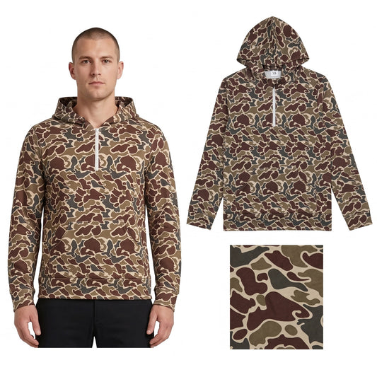 BT1872 RTS adult clothes camo print men winter hoodies pocket shirt top clothes wholesale