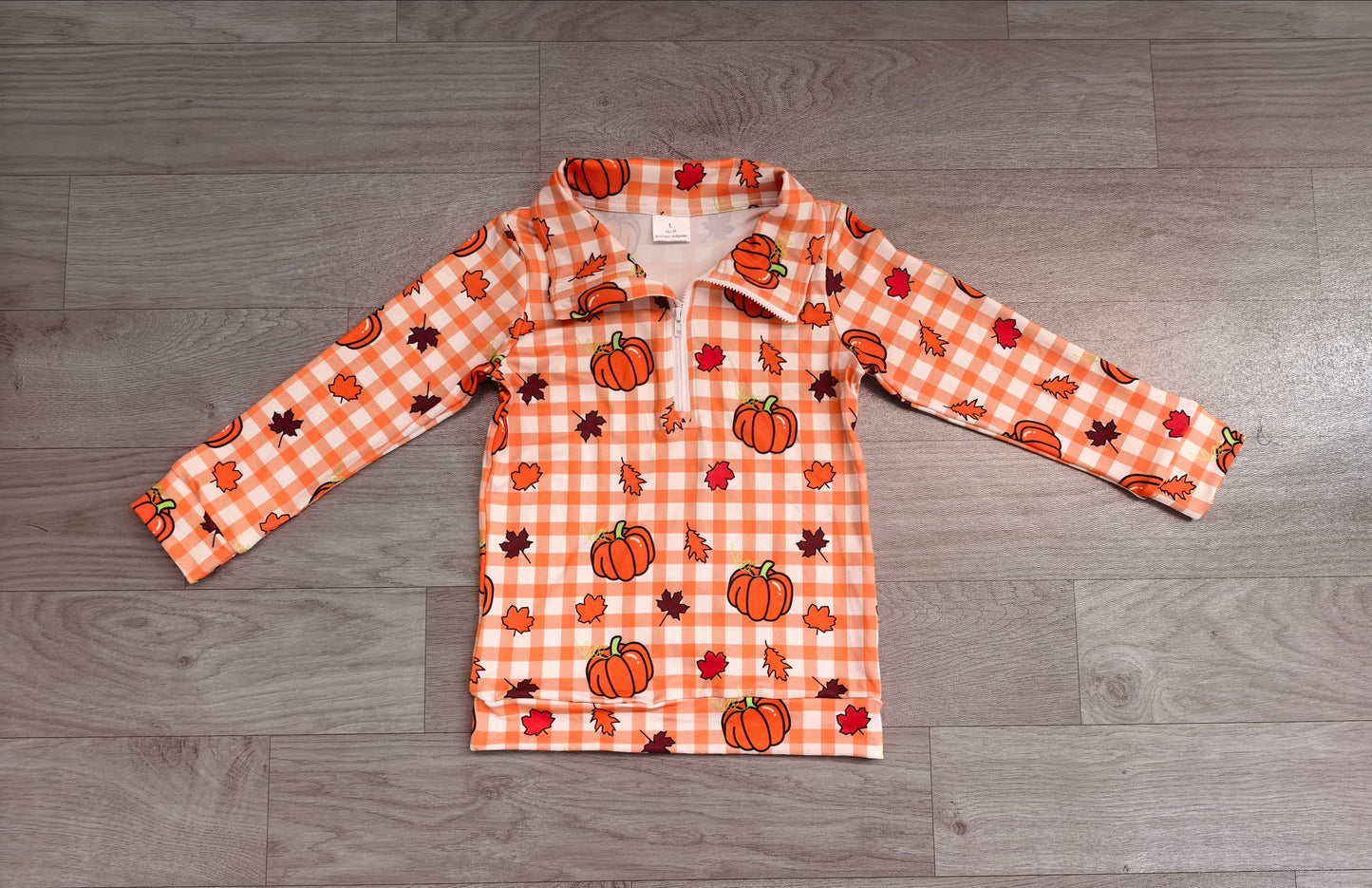no MOQ BT1895 pre-order toddler boy clothes pumpkin print boy winter coat-real pic 2026.8.21