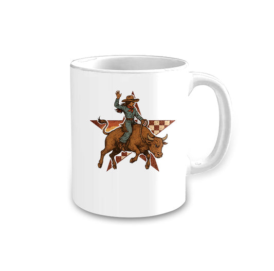 NO SHIPPING preorder CU0006 Rodeo Cattle Cowboy White Cup Can DIY Cup 3.1*3.7 inches 202505
