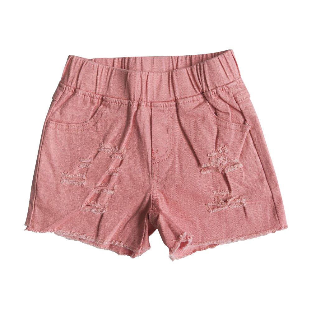 D13-13 Baby Girl Clothes Pink Denim Shorts RTS Free Shipping Over 2KG