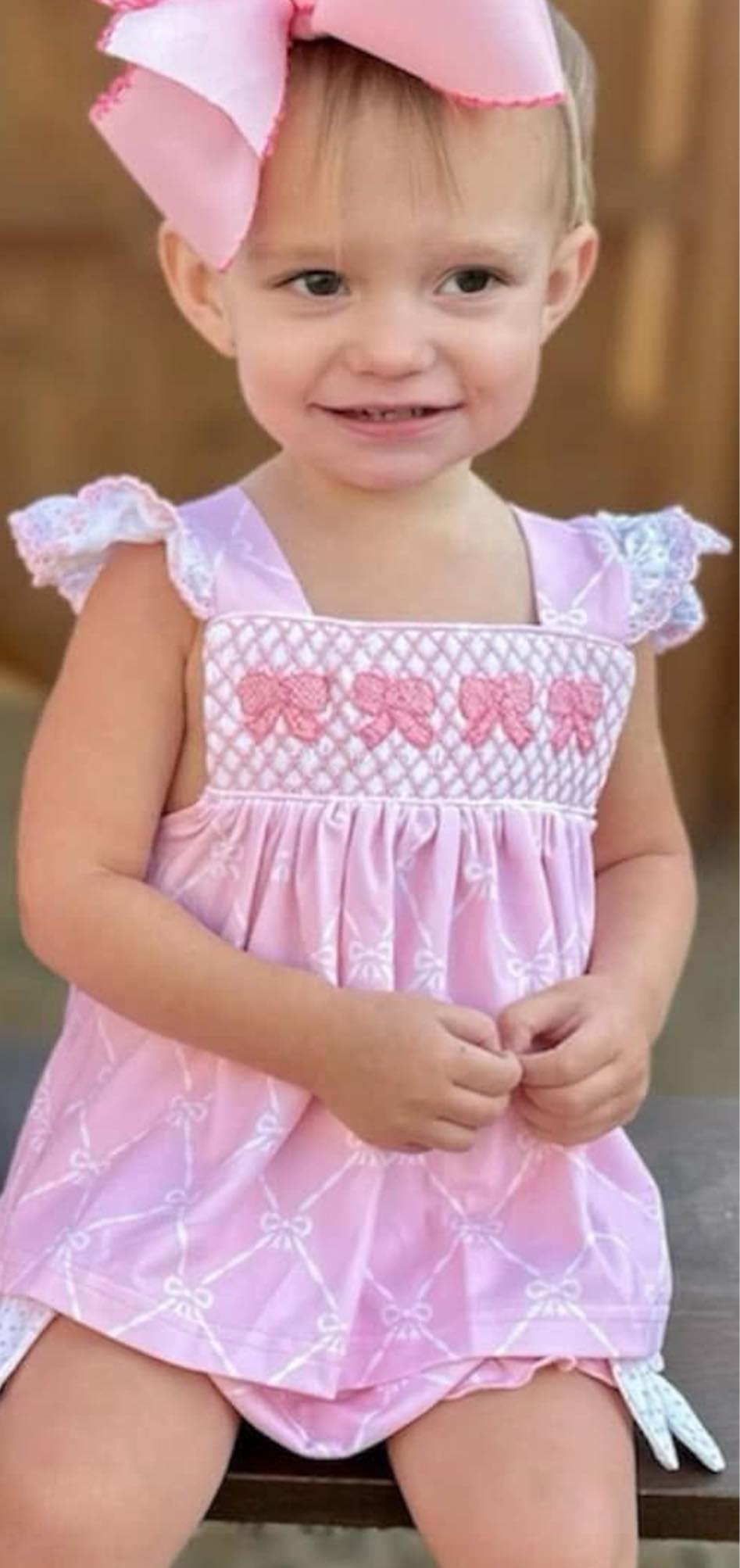 preorder GBO0465 Hot Pink Bows Flying Sleeve top briefs sets girls boutique summer clothes 202502