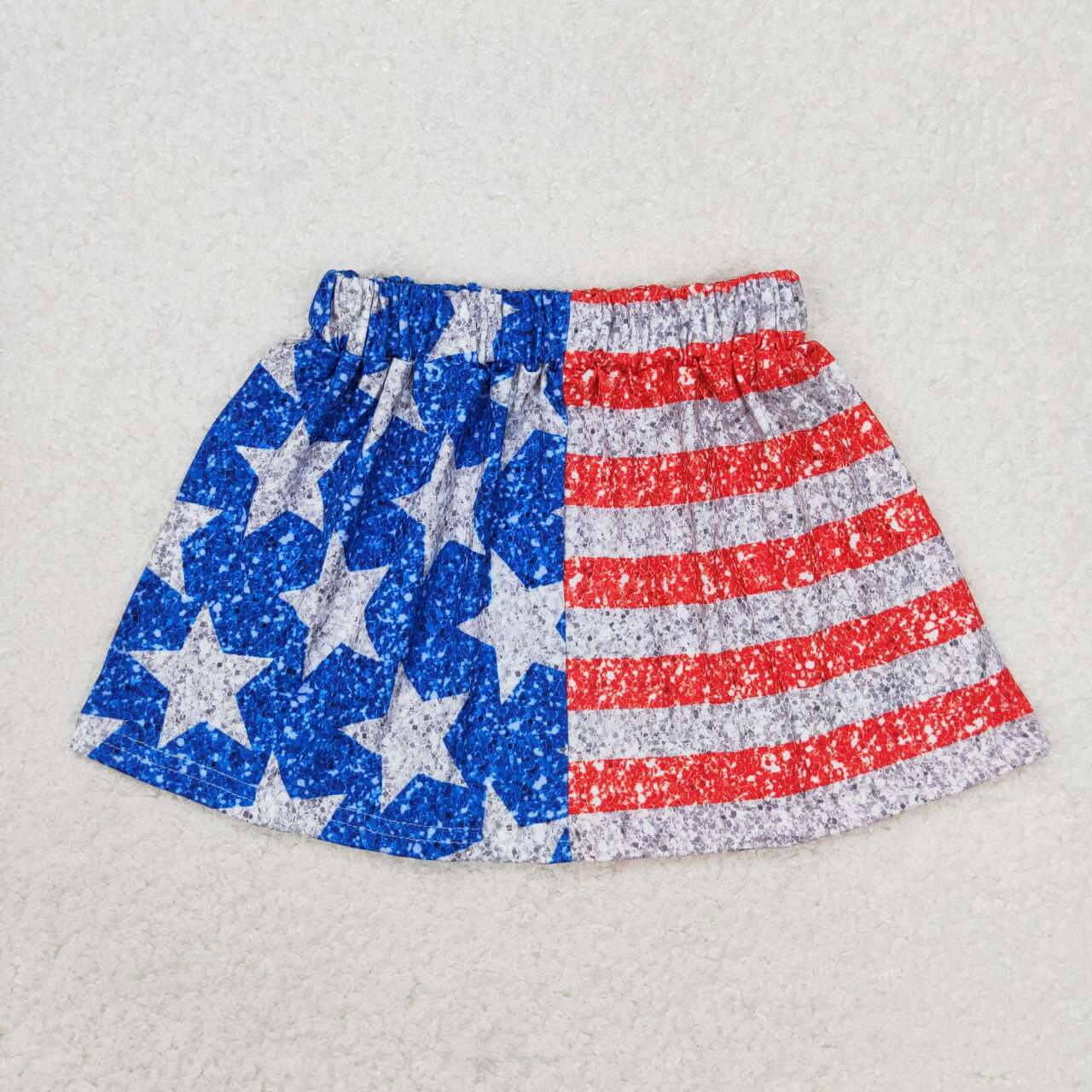 GLK0024 4th of July Star Stripe Skirts for Girls RTS 202509