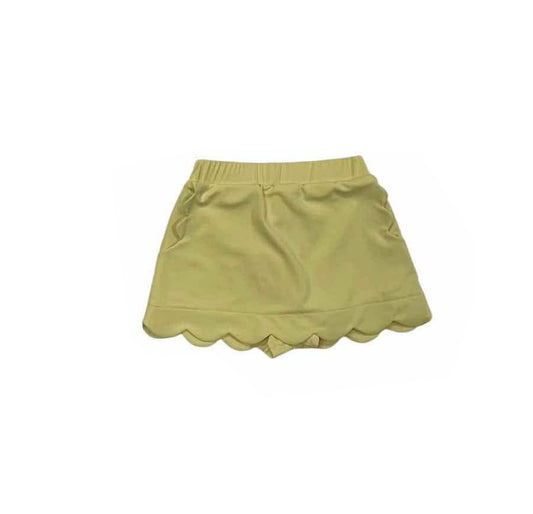 preorder GLK0075 Pure Yellow Yoga Skirts Girls Boutique Outfit 202503