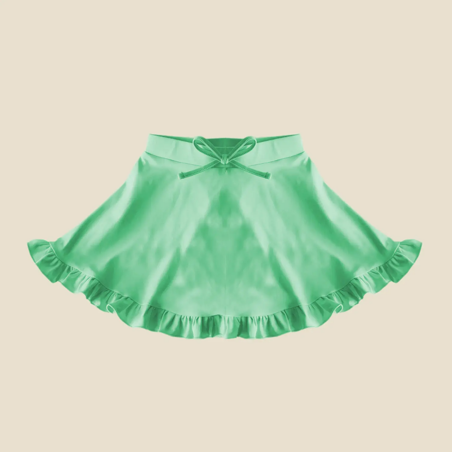 preorder GLK0091 Pure Green Yoga Skirts Girls Boutique Outfit 202504