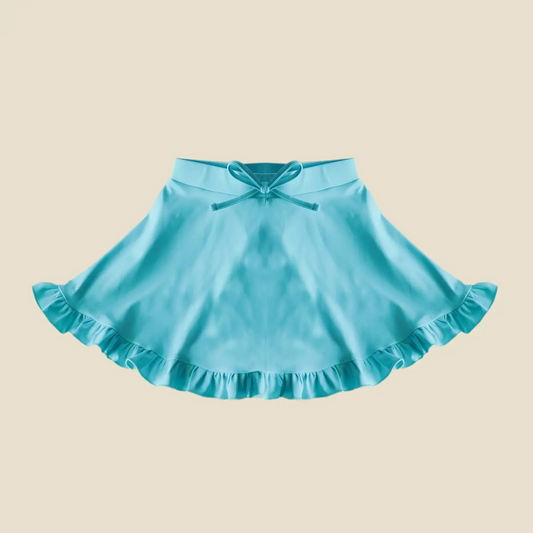 preorder GLK0092 Pure Blue Green Yoga Skirts Girls Boutique Outfit 202504