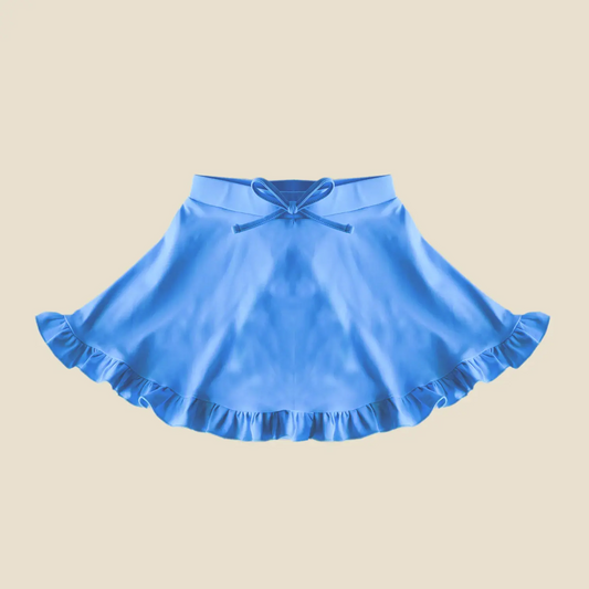 preorder GLK0093 Pure Blue Yoga Skirts Girls Boutique Outfit 202504
