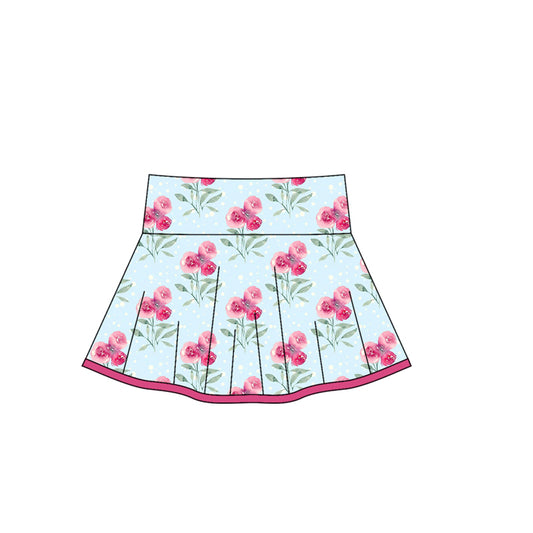 preorder GLK0105 Girls Boutique Flower Leaf Yoga Skirts 202505