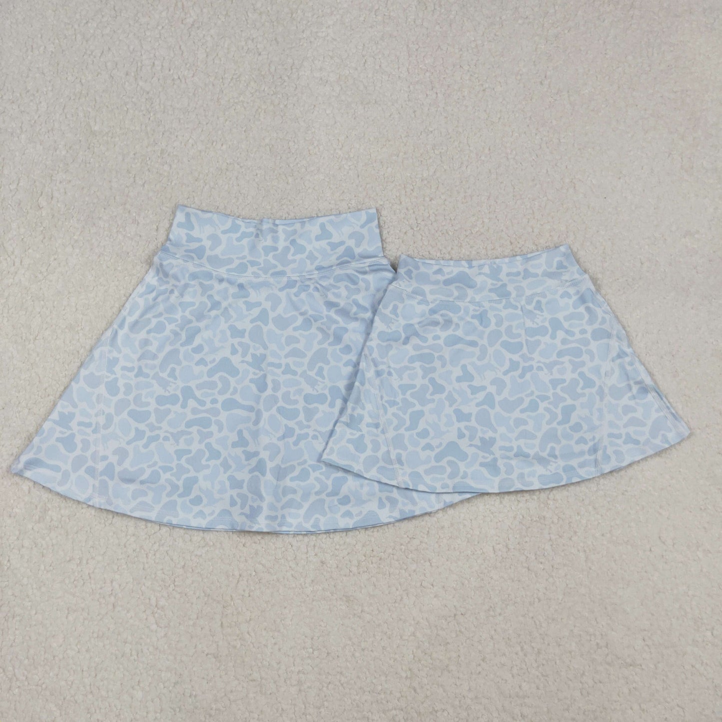 GLK0133 Adult Women Boutique Puppy Duck Light Camouflage Yoga Skirts 202509 RTS