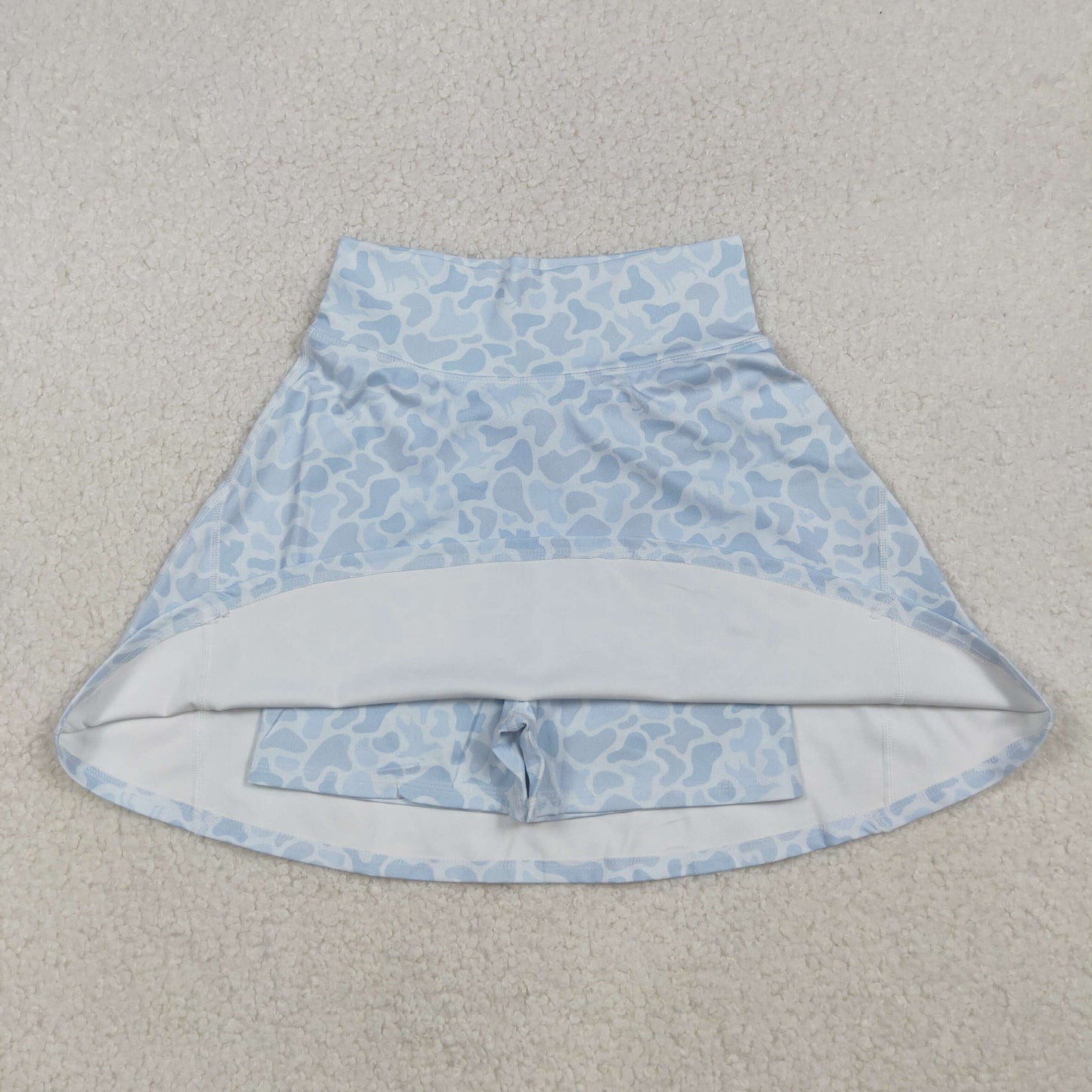 GLK0133 Adult Women Boutique Puppy Duck Light Camouflage Yoga Skirts 202509 RTS