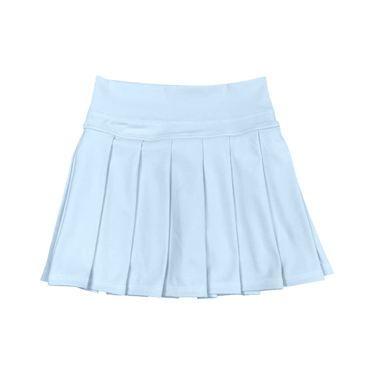 preorder GLK0137 Girls Boutique Blue Yoga Pleated Skirts 202508