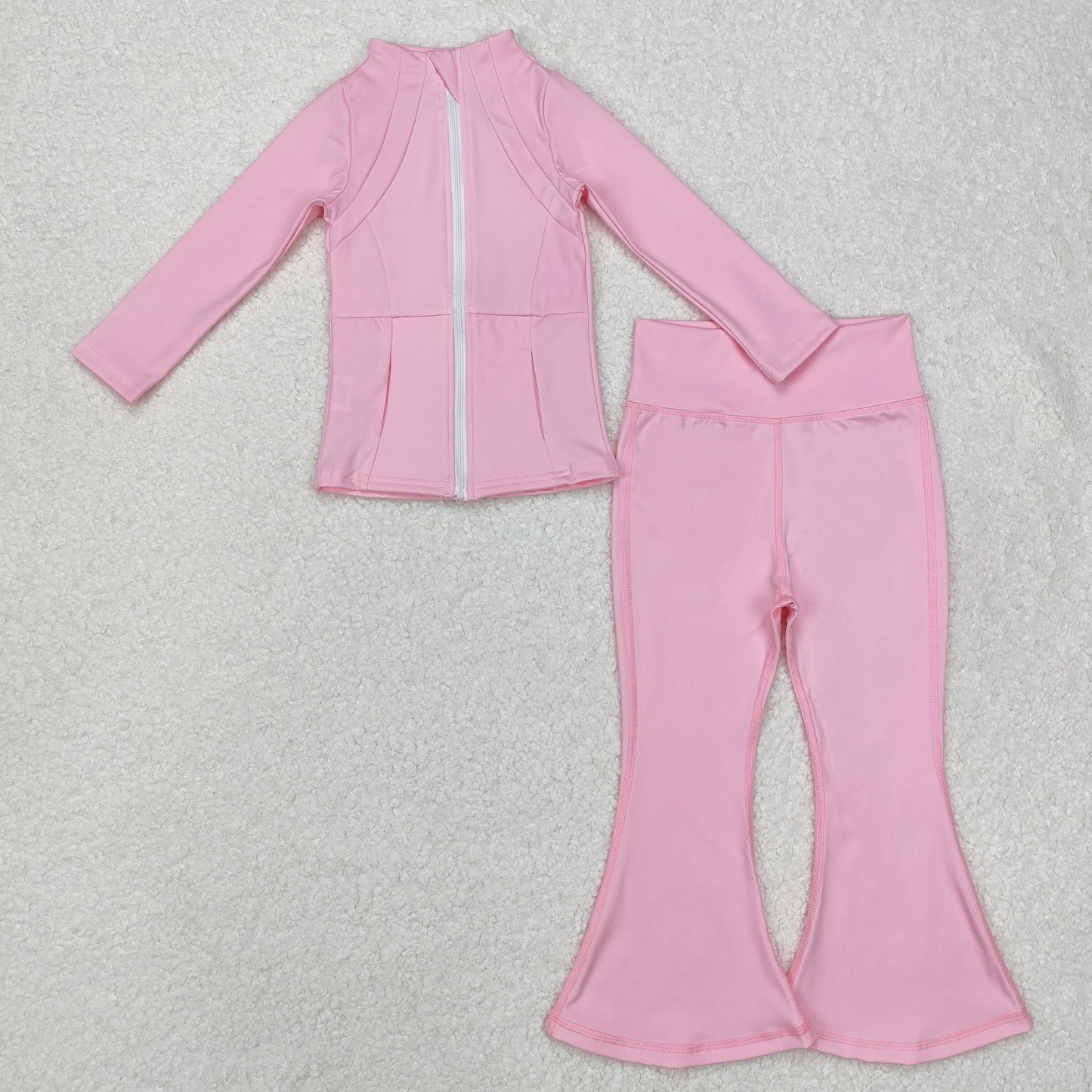 GLP1557 Pink Yoga outfit Girls Sportswear girls athlete outfits 202412