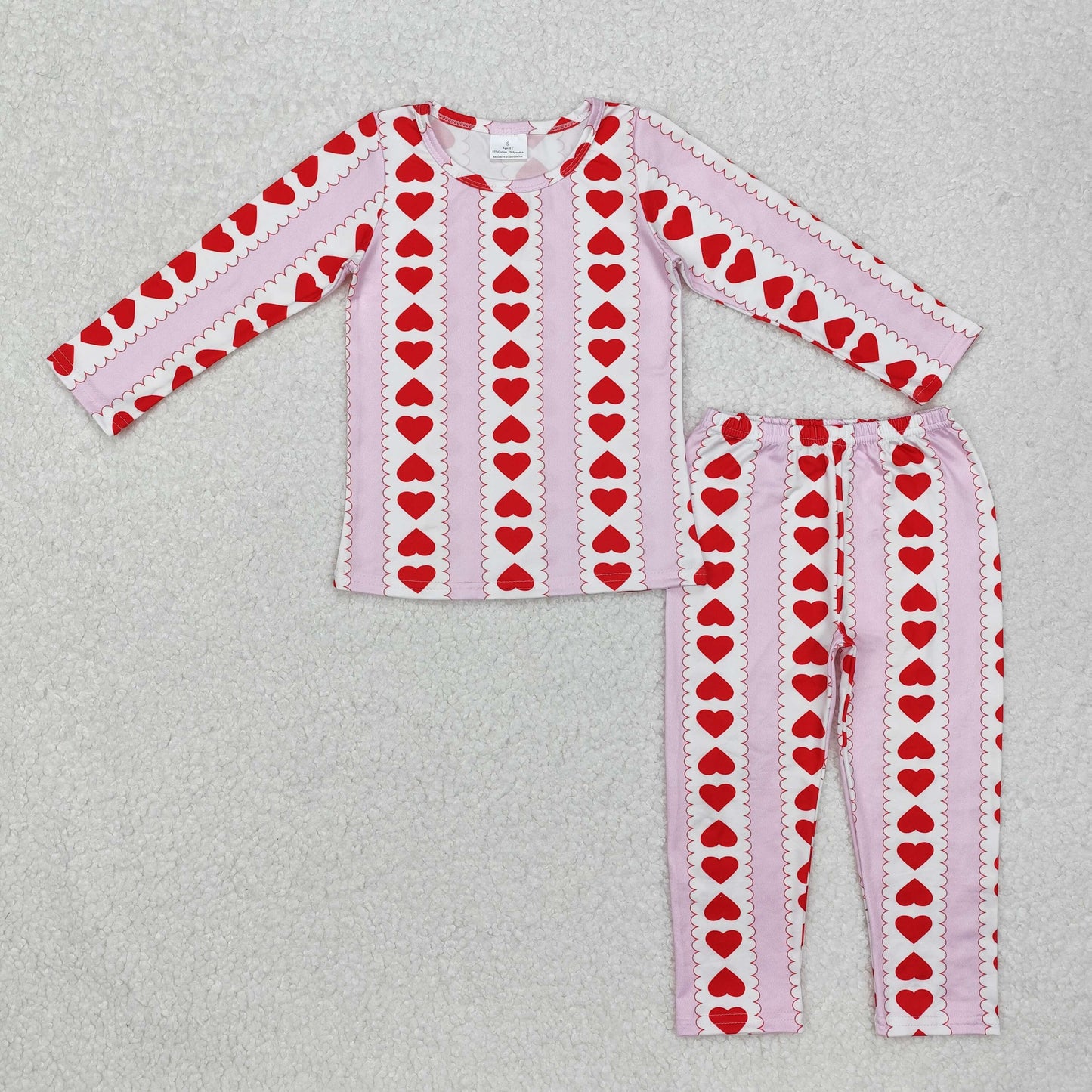 GLP2191 girls clothing outfits red love Valentines outfit boutique 202412RTS