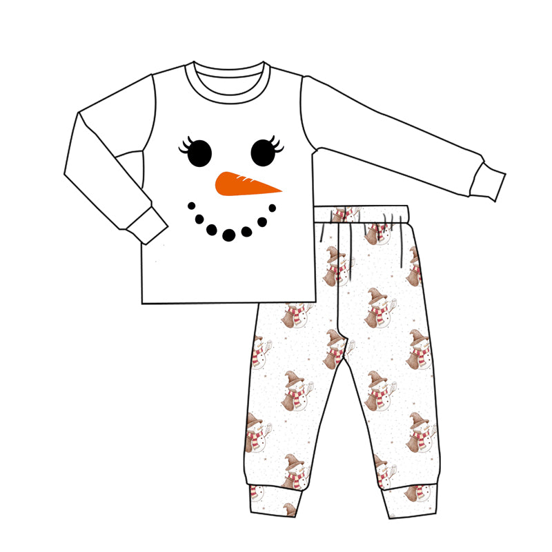 MOQ 8 Preorder GLP2828 Adult Female Christmas Long Sleeve Pants Pajamas Sets 202509