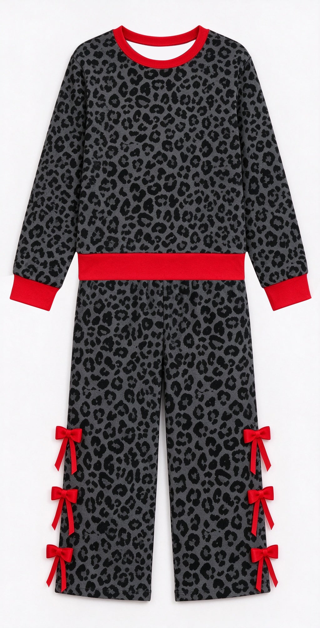 Preorder MOQ 5 pcs Each Style Flower Love Plaid Leopard Kids Matching Clothes