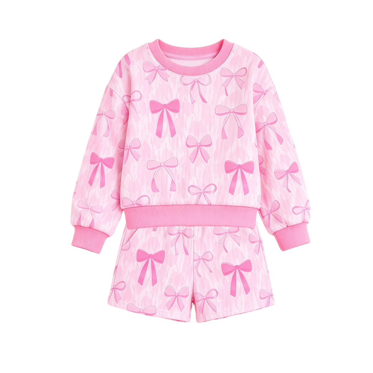 Preorder MOQ 5 pcs Each Style Mallard Ducks Bows Leopard Kids Matching Clothes