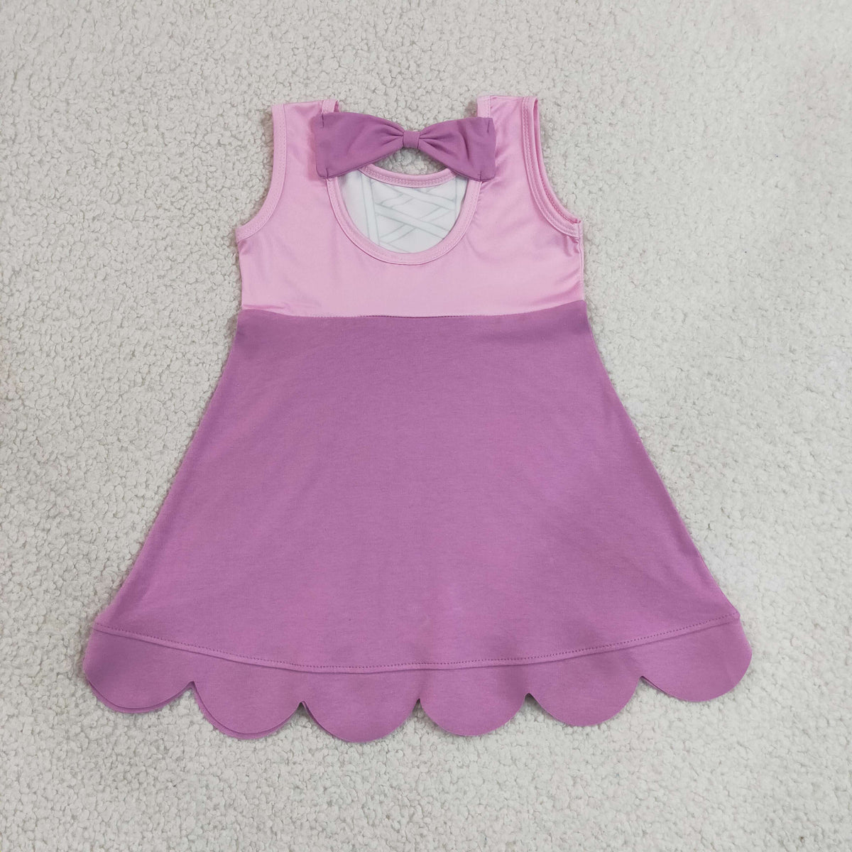 GSD2518 Pink Purple Sleeveless Dresses for Girls 202607 RTS