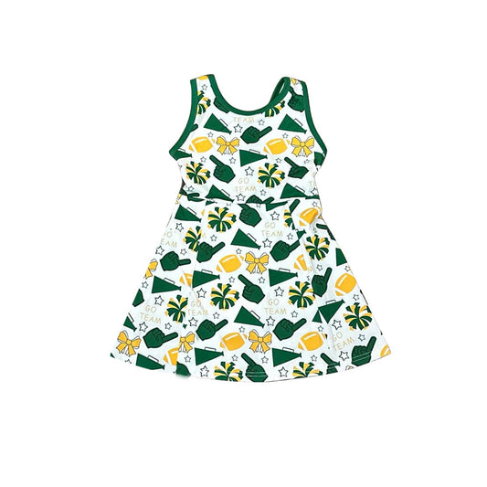 MOQ 8 preorder GSD2844 Yoga Clothes Go Team Sleeveless Dresses for Girls 202509