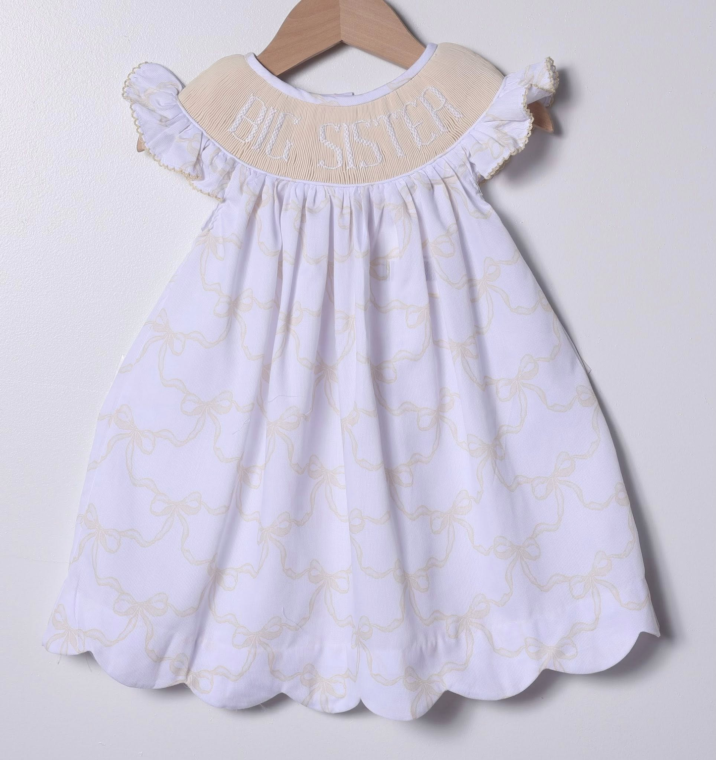 MOQ 5 Preorder GSD2894 Big Sister Flying Sleeve Dresses for Girls 202510