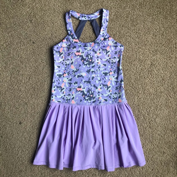 MOQ 5 PCS preorder GSD3099 Camouflage Purple Yoga Sleeveless Dresses for Girls 202511