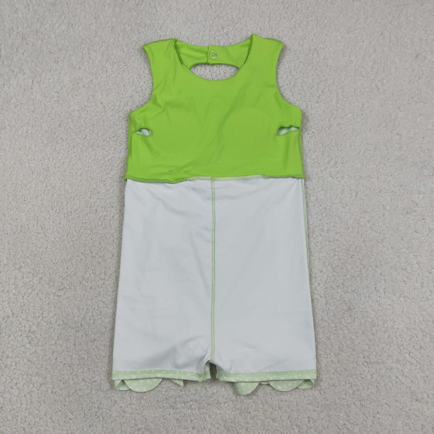GSD3316 Bows Light Green Sleeveless Yoga Dresses for Girls 202605 RTS