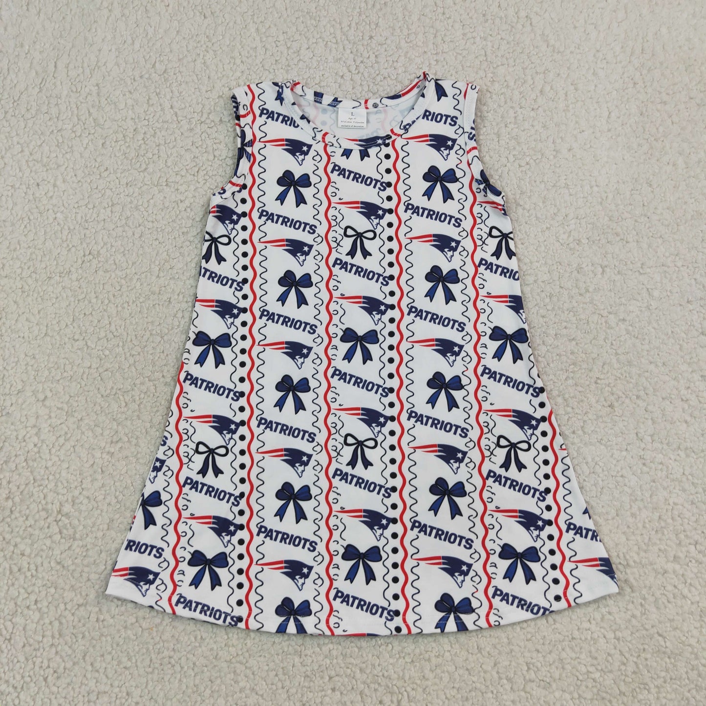 GSD4293 School Team PATRIOTS Girl's Dress 202609 RTS