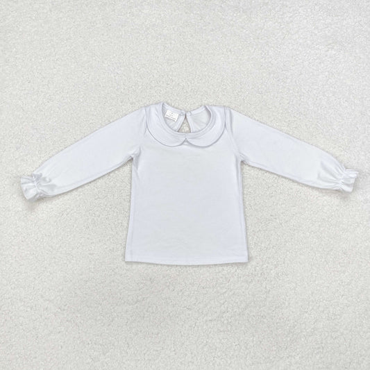 GT0710 White Doll Collar Long-Sleeved Girls Top RTS 202509