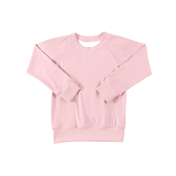 preorder GT0967 Yoga Top Pure Pink Long Sleeve Top Shirts Girls Boutique clothes 202503