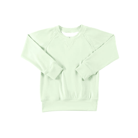 preorder GT0973 Yoga Top Pure Light Green Long Sleeve Top Shirts Girls Boutique clothes 202503