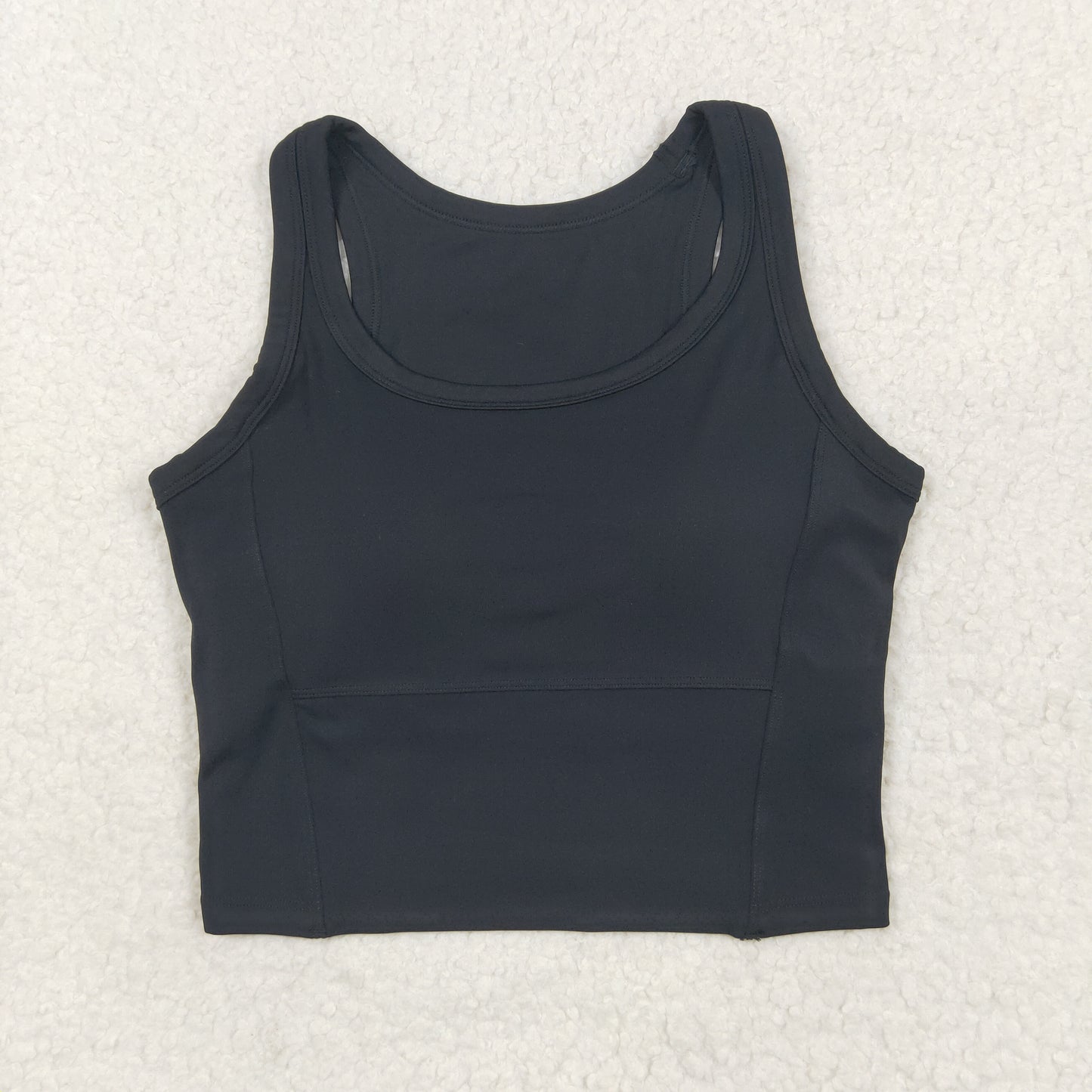 GT1052 Pre-Order Adult Women's Black Yoga Vest 202506 Local Warehouse