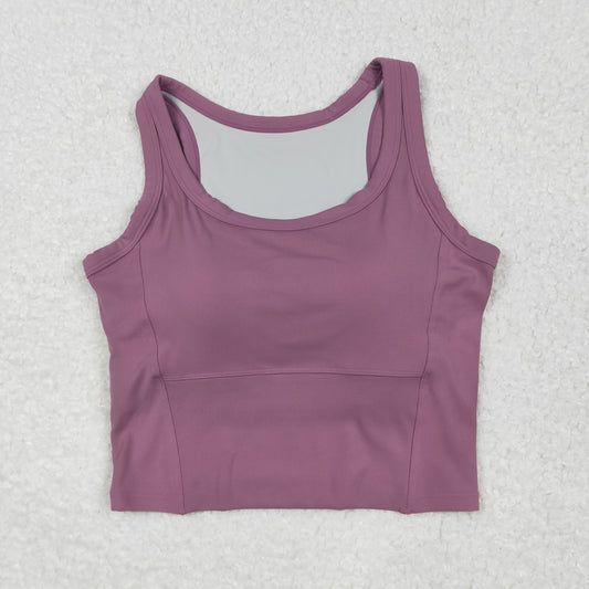 GT1053 Pre-Order Adult Women's Purple Yoga Vest 202506 Local Warehouse